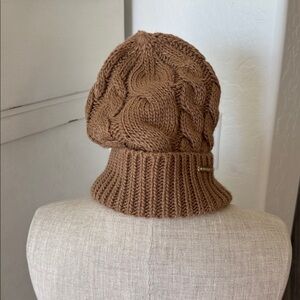Michael Kors cable knit beanie hat